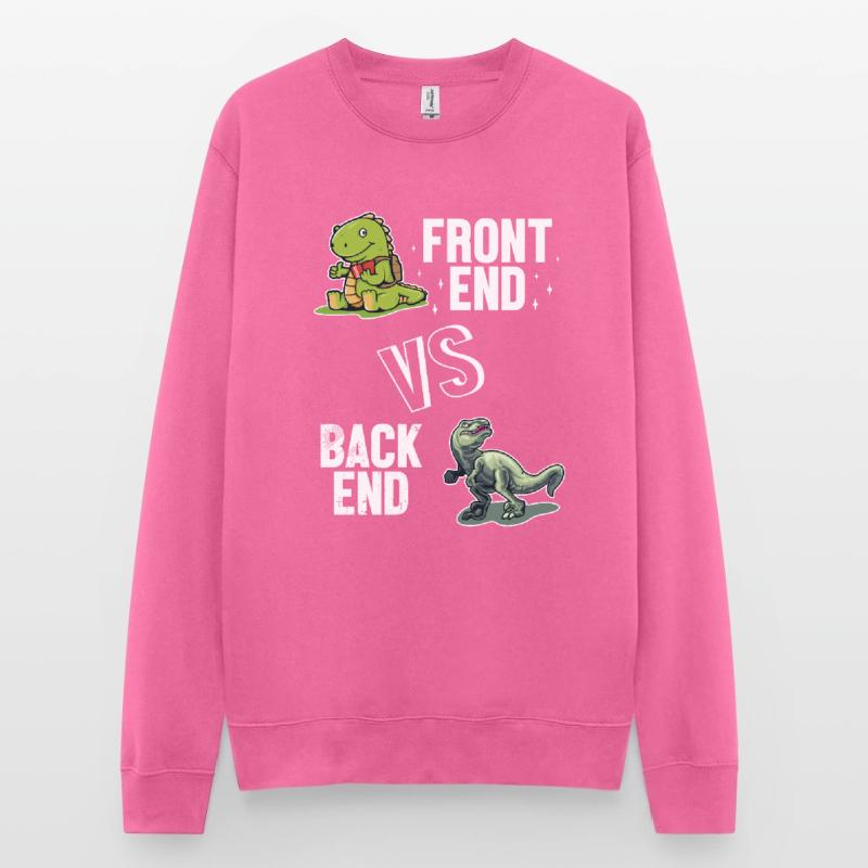 Frontend vs. Backend Developer Full Stack Unisex Sweatshirt