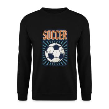 Soccer Fußball Goal Keeper Futbol Trainer Soccer - Unisex Sweatshirt - black - Front - Alina (178cm) & Michal (187cm)