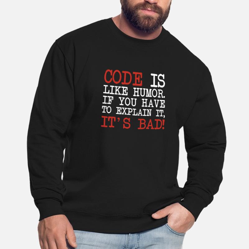 Code Explanation Developer Softwareentwickler Unisex Pullover