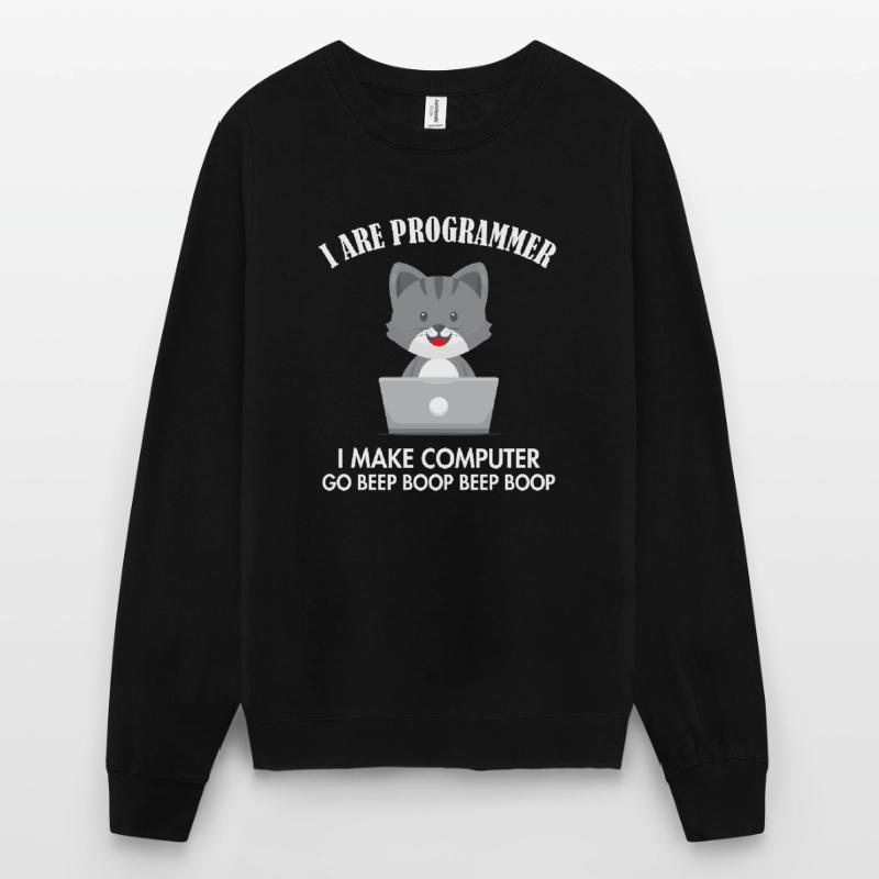 I Are Programmer Cat Softwareentwickler Coder Unisex Pullover