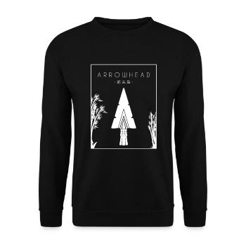 Arrowhead Chinese Hanzi Arrowhead Hunter - Unisex Sweatshirt - black - Front - Alina (178cm) & Michal (187cm)