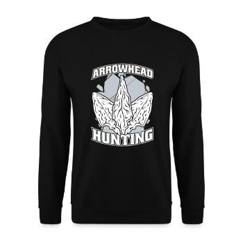 Arrowhead Hunting Jagdspitzen Arrowhead Hunter - Unisex Pullover - Schwarz - Vorne - Alina (178cm) & Michal (187cm)