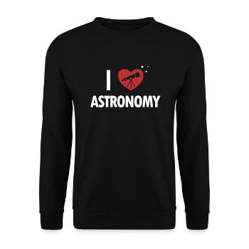 J’adore Astronomie Astronomie Photographe Starry Sky - Sweat-shirt Unisexe - noir - Devant - Alina (178cm) & Michal (187cm)