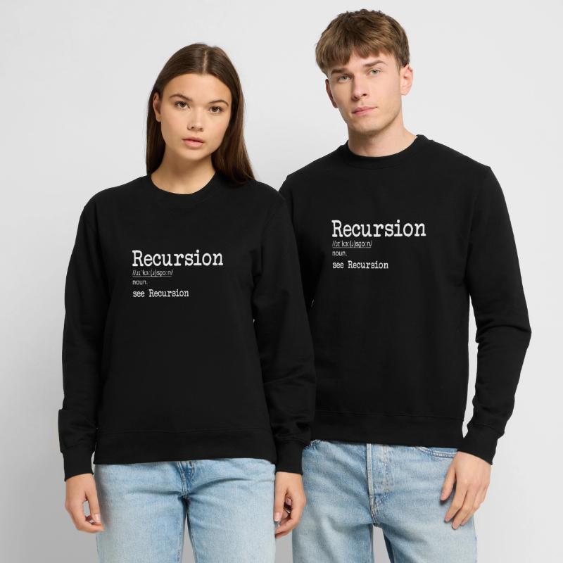 Recursion Definition Developer Coder Programmierer Unisex Pullover