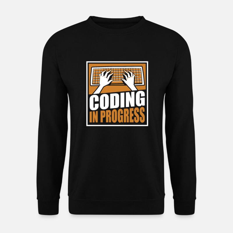 Coding In Progress Softwareingenieur Developer - Unisex Pullover - Schwarz