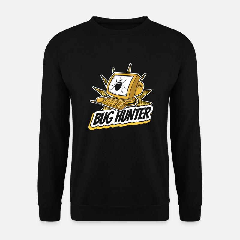 Bug Hunter Softwareingenieur Developer Coder - Unisex Pullover - Schwarz