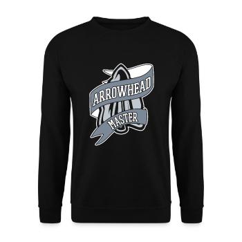 Arrowhead Master Jagdspitzen Arrowhead Hunter - Unisex Pullover - Schwarz - Vorne - Alina (178cm) & Michal (187cm)