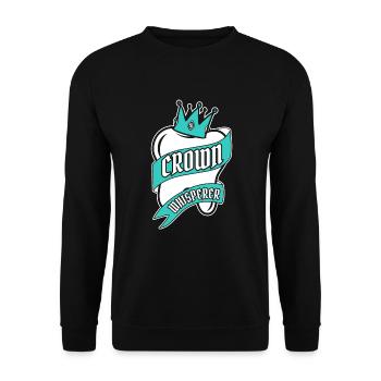 Crown Whisperer Laboratoire dentaire Laboratoire dentaire - Sweat-shirt Unisexe - noir - Devant - Alina (178cm) & Michal (187cm)