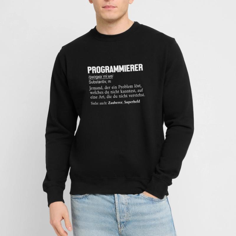Programmierer Definition Developer Coder Unisex Pullover