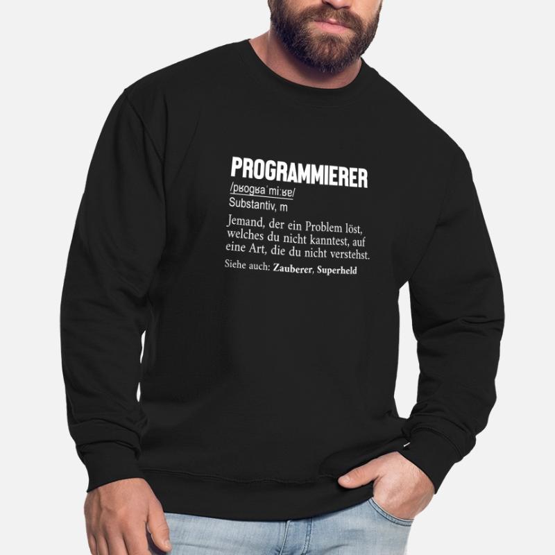 Programmer Definition Developer Coder Unisex Sweatshirt
