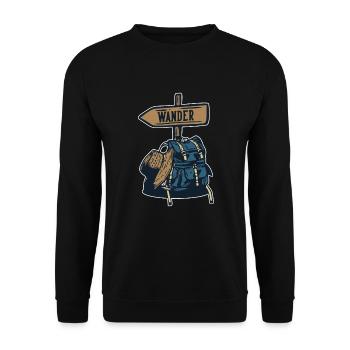 Randonnées Randonnées Randonnées Randonnées Randonnées - Sweat-shirt Unisexe - noir - Devant - Alina (178cm) & Michal (187cm)