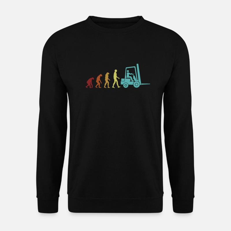 Chariot élévateur tout-terrain Evolution - Sweat-shirt Unisexe - noir