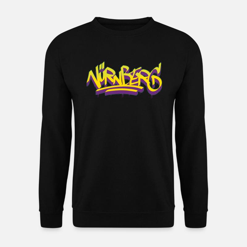 Nürnberg Graffiti Shirt Style streetart urban cult - Unisex Pullover - Schwarz