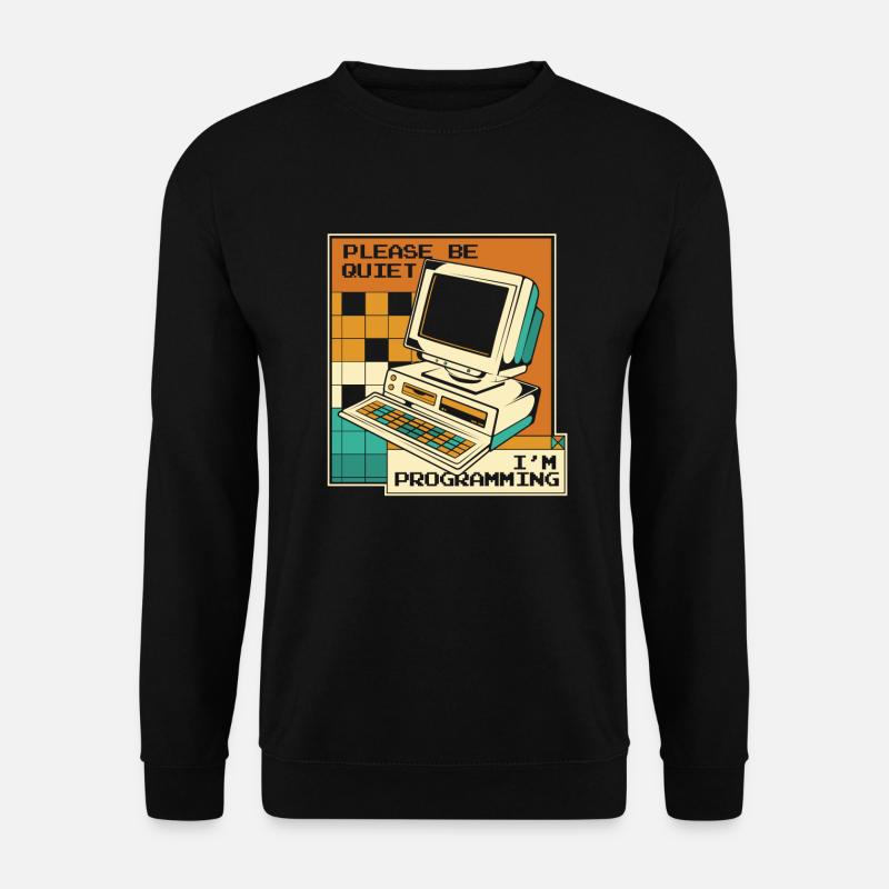 Please Be Quiet Softwareingenieur Developer - Unisex Pullover - Schwarz