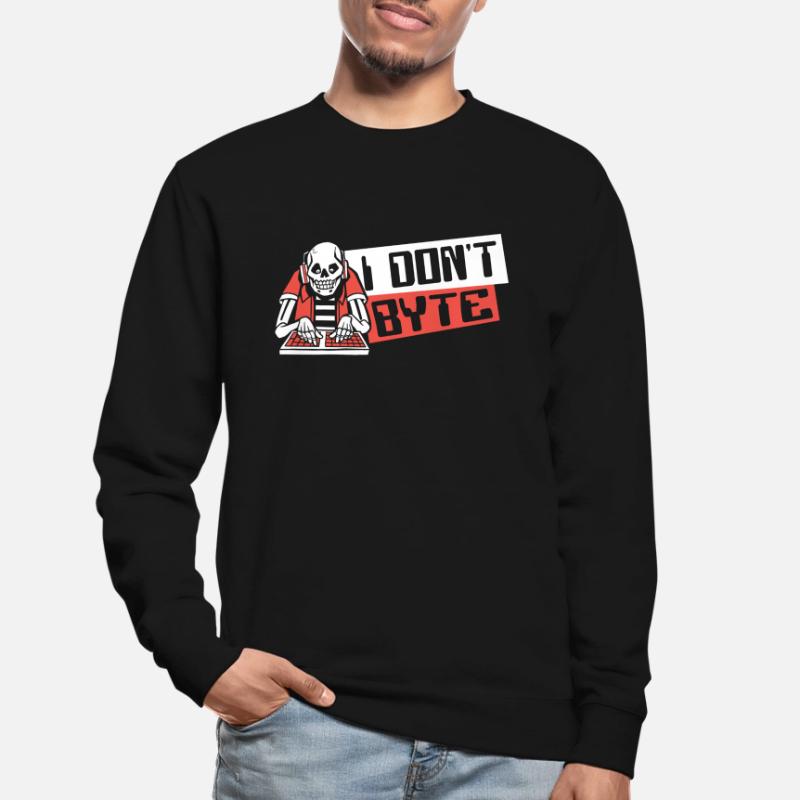I Don't Byte Softwareingenieur Developer Coder Unisex Pullover