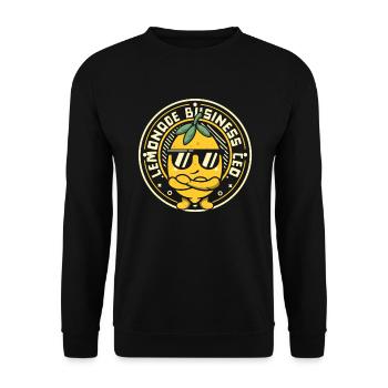 Lemonade Business CEO Lemonade Lemonade - Unisex Sweatshirt - black - Front - Alina (178cm) & Michal (187cm)