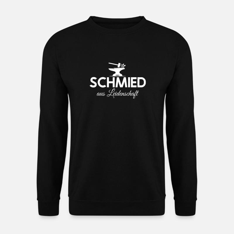 Schmied Aus Leidenschaft Kunstschmied Blacksmith - Unisex Pullover - Schwarz