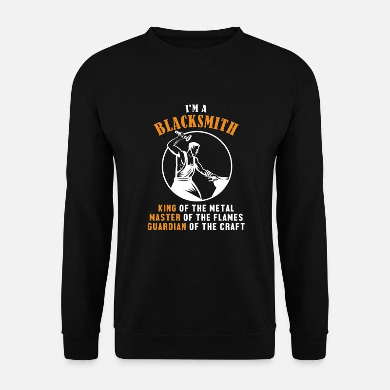 Blacksmith King Master Guardian Kunstschmied - Unisex Sweatshirt - black