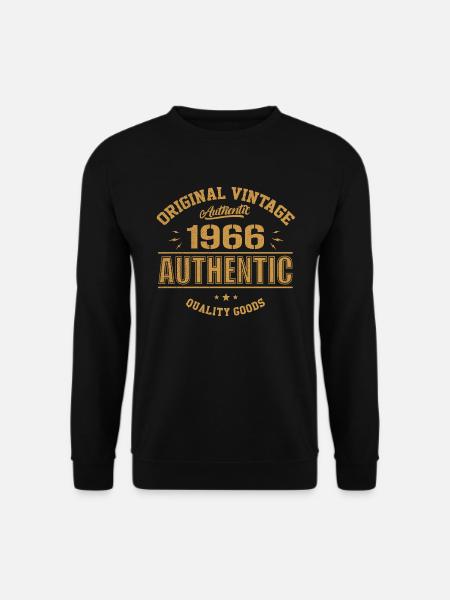 Authentisches 1966 Original 1966 Geburtstagsgeschenk - Unisex Pullover - Schwarz