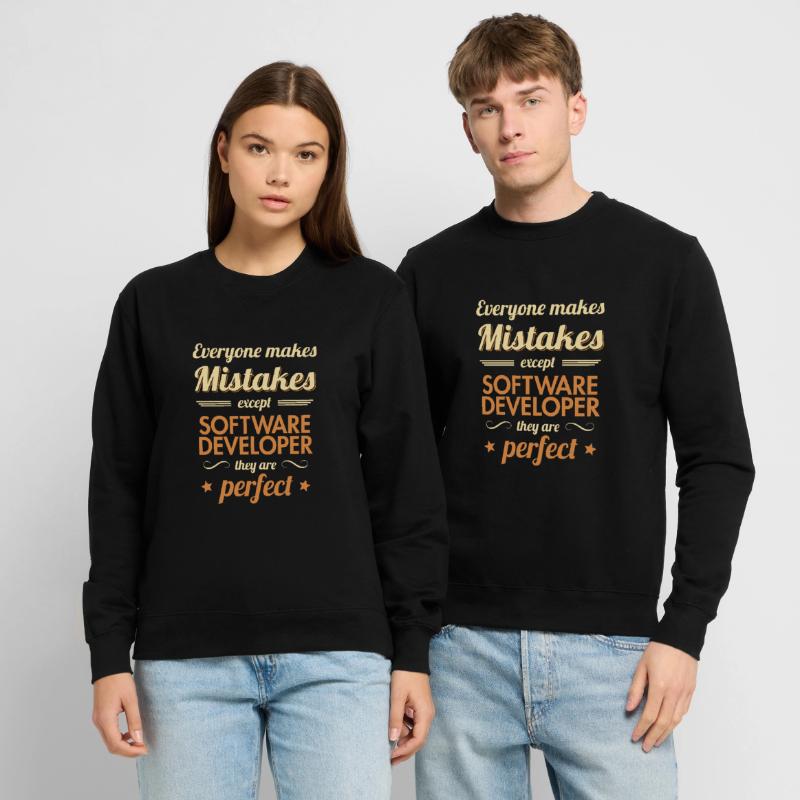 Software Developer are Perfect Developer Coder Unisex Sweatshirt