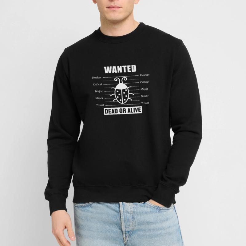 Bugs Wanted Software Developer Developer Unisex Sweatshirt