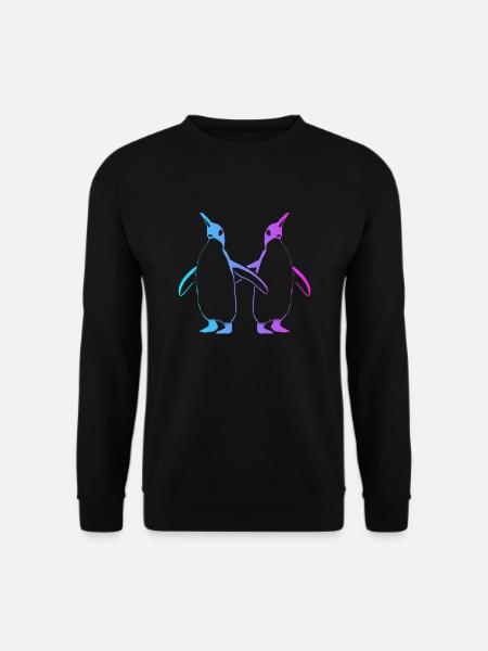 Oiseau de mer Manchot royal Manchot empereur Pingouin - Sweat-shirt Unisexe - noir