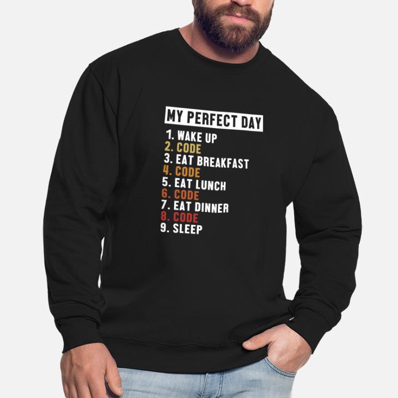 Coding Perfect Day Developer Softwareingenieur Unisex Pullover