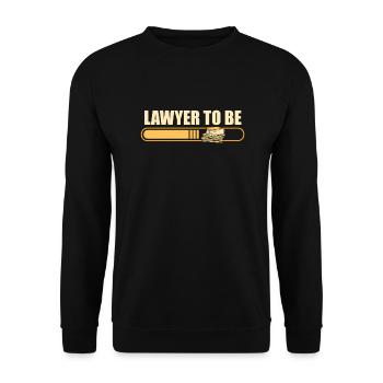 Avocat futur Faculté de droit Études juridiques universitaires - Sweat-shirt Unisexe - noir - Devant - Alina (178cm) & Michal (187cm)