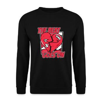 Der Beat Geht Auf Herzschrittmacher Katheter Offenes Herz - Unisex Pullover - Schwarz - Vorne - Alina (178cm) & Michal (187cm)