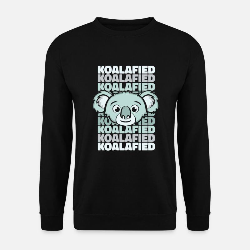 Koalafié Koalabear Eucalyptus Phascolarctos - Sweat-shirt Unisexe - noir