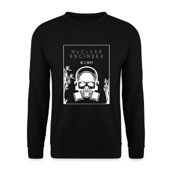 Ingénieur nucléaire Chinois Hanzi Energy Nucléaire - Sweat-shirt Unisexe - noir - Devant - Alina (178cm) & Michal (187cm)