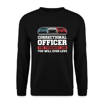 Der härteste Job, den Sie jemals lieben werden Korrekturen - Unisex Pullover - Schwarz - Vorne - Alina (178cm) & Michal (187cm)