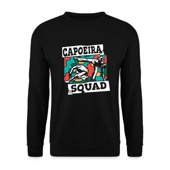 Danse de l’équipe de capoeira Ginga Capoeirista - Sweat-shirt Unisexe - noir - Devant - Alina (178cm) & Michal (187cm)