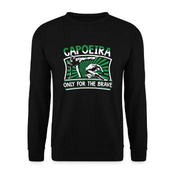 Capoeira uniquement pour les courageux Ginga Capoeirista - Sweat-shirt Unisexe - noir - Devant - Alina (178cm) & Michal (187cm)