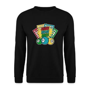 Shake Those Balls Professional Caller Daubers - Unisex Sweatshirt - black - Front - Alina (178cm) & Michal (187cm)