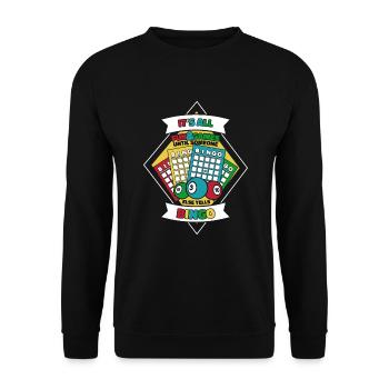 Bis jemand anderes Bingo-Profi schreit - Unisex Pullover - Schwarz - Vorne - Alina (178cm) & Michal (187cm)