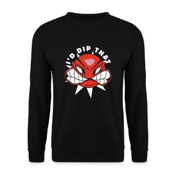 Je tremperais ce joueur de jeu d’équipe Prisonball - Sweat-shirt Unisexe - noir - Devant - Alina (178cm) & Michal (187cm)