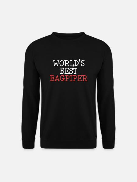 Der weltbeste Dudelsackspieler Great Highland Blasrohr - Unisex Pullover - Schwarz