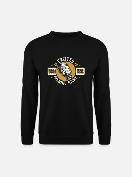 Gespannt auf die Premiere Opera House Lover - Unisex Pullover - Schwarz