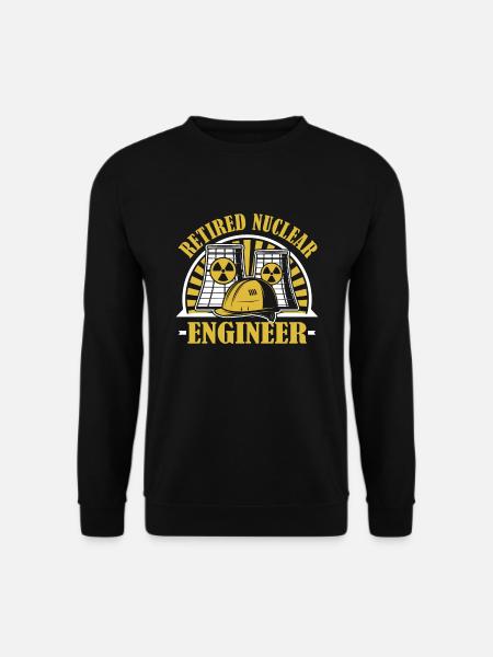 Pensioneret atomingeniør Energi Uran Nuklear - Unisex sweater - sort