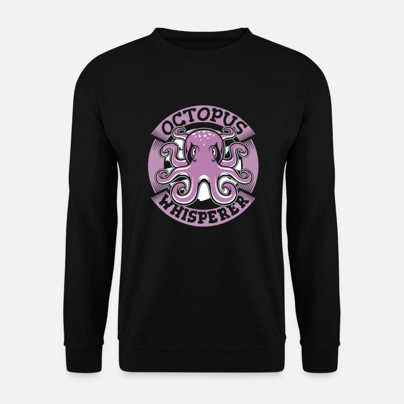Octopus Whisperer Octopodes Octopoda Cephalopoda - Unisex Sweatshirt - black