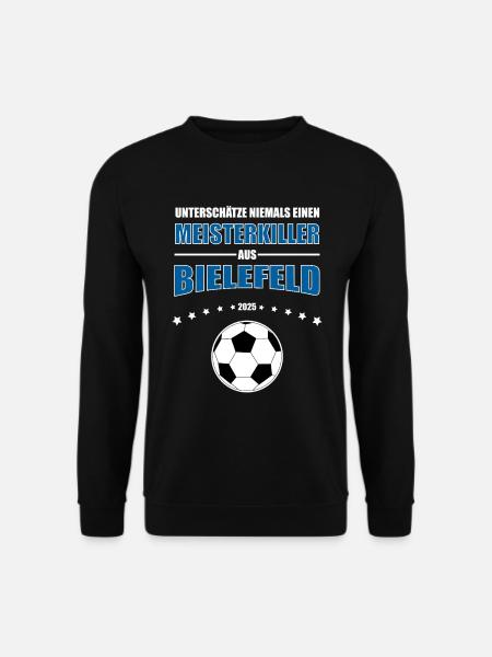 Pokal Meisterkiller Bielefeld 2025 Pokalfinale - Unisex Pullover - Schwarz