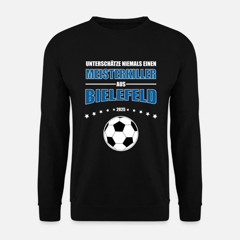 Pokal Meisterkiller Bielefeld 2025 Pokalfinale - Unisex Pullover - Schwarz