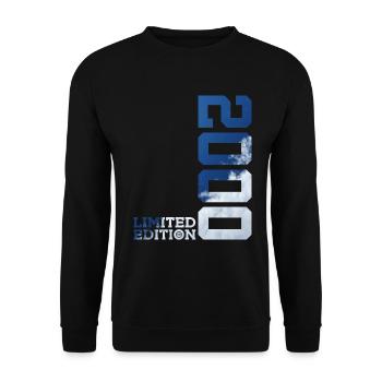 LIMITED EDITION 2000 26TH BIRTHDAY - Unisex Sweatshirt - black - Front - Alina (178cm) & Michal (187cm)