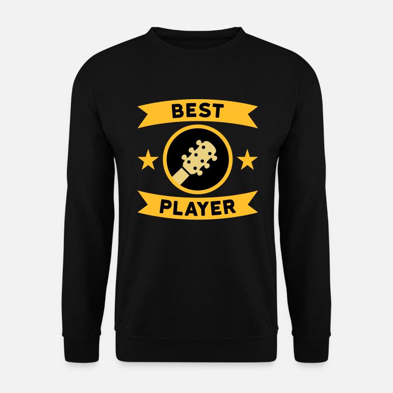 Meilleur guitariste (guitare, cercle, bannière) - Sweat-shirt Unisexe - noir