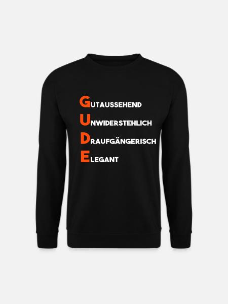 Gude - Unisex Pullover - Schwarz