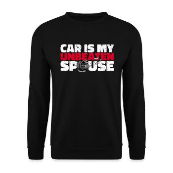 Technicien en mécatronique automobile Garage Garage Voiture - Sweat-shirt Unisexe - noir - Devant - Alina (178cm) & Michal (187cm)