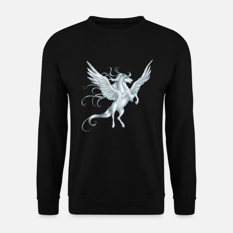 Pegasus aux ailes déployées - Sweat-shirt Unisexe - noir