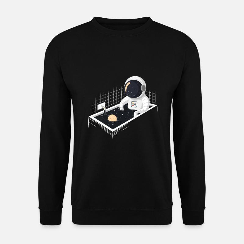 L’astronaute dans la baignoire - Sweat-shirt Unisexe - noir