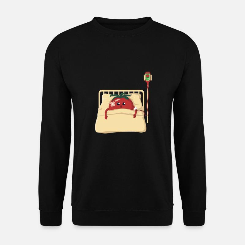 Tomate im Krankenhaus - Unisex Pullover - Schwarz